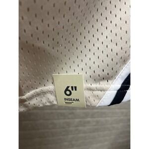 No Boundaries Mens Mesh Shorts Papyrus Beige Side Stripe 6" Inseam Small 28-30